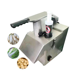 Affettatrice elettrica per verdure a basso prezzo trituratore per tagliare la noce di cocco macchina per tagliare a cubetti di verdure per patatine di manioca