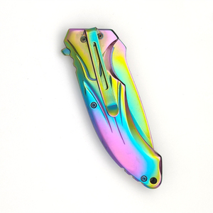 Dao Thép Không Gỉ Mạ Titan Màu <span class=keywords><strong>Chromatic</strong></span> Cho Cắm Trại Đi Bộ Đường Dài Săn Bắn - Product Image 3