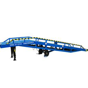 Plataforma elevadora hidráulica móvil para logística de almacén para tiendas de materiales de construcción Rampa de fácil carga y descarga