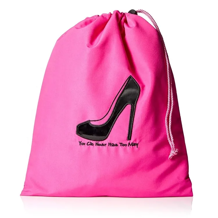 Grosir promosi murah tas sepatu tali serut kustom dengan tas tali sepatu logo