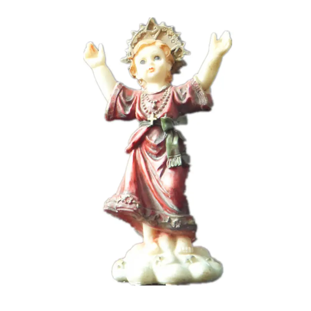 Resina personalizado religiosa cristiana chico estatua de Jesús para la Iglesia Decoración
