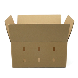 Custom Corrugated Cartons <strong>Cardboard</strong> <strong>Box</strong> Packaging Mailing Plain Moving Shipping Boxes With Holes - Product Image 2
