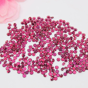 Maschinen geschnittener 5 # Ruby Stone Round Shape Synthetischer Korund - Product Image 3