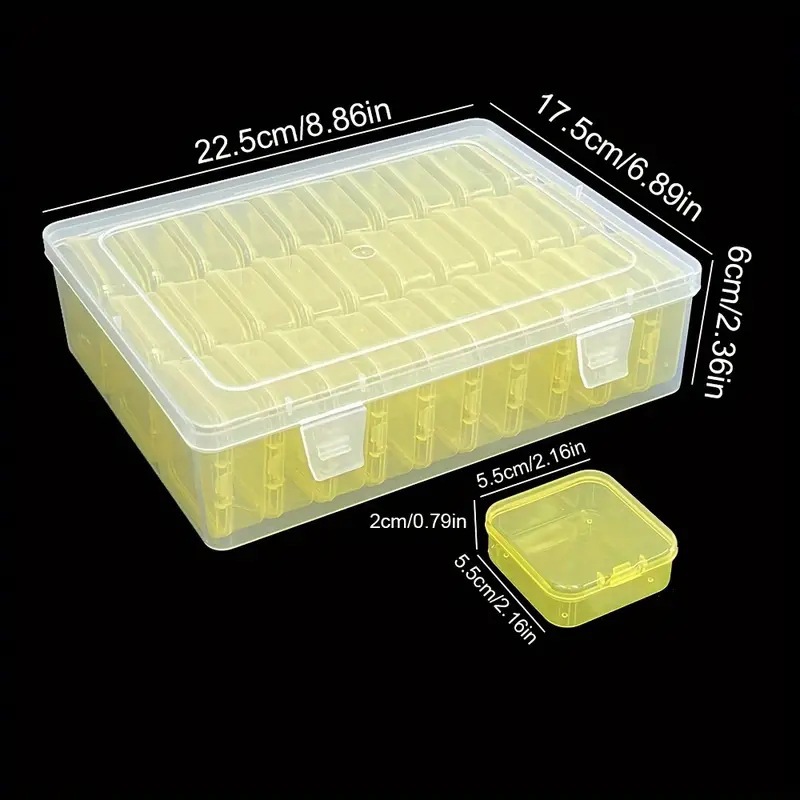 30 squares 5.5 small square box yellow