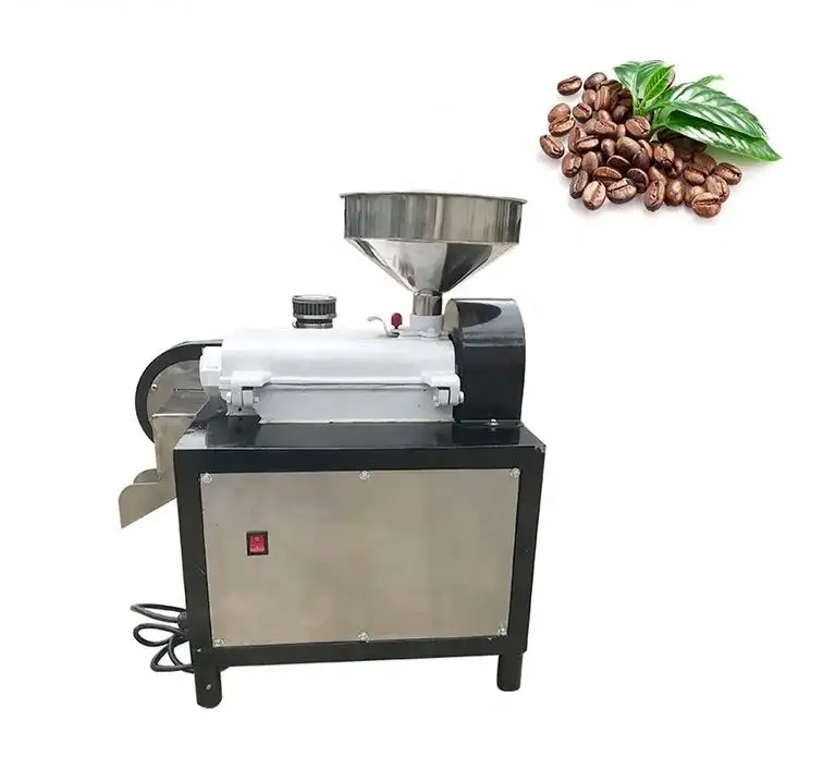 2023 otomatik yüksek verimli kahve ben Huller makinesi kuru kahve çekirdekleri husker makinesi yüksek verim kahve fasulye ayıklayıcı