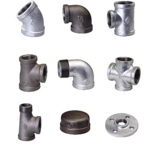 Kim loại đường ống dẫn nước lắp chủ đề thép TEE dễ uốn Sắt Nữ mạ kẽm gang phụ kiện đường ống - Product Image 4