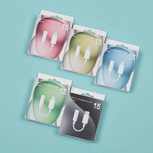 适用于手机的尼龙编织USB C至3.5毫米辅助适配器15 16 USB C至3.5插孔音频电缆转换器安卓耳机适配器 - Product Image 6