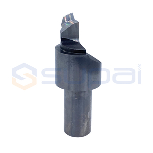 SUPAL非標準精密固体カーバイドボーリング切削工具4フルートR0.5角半径HRC45材料用 - Product Image 3