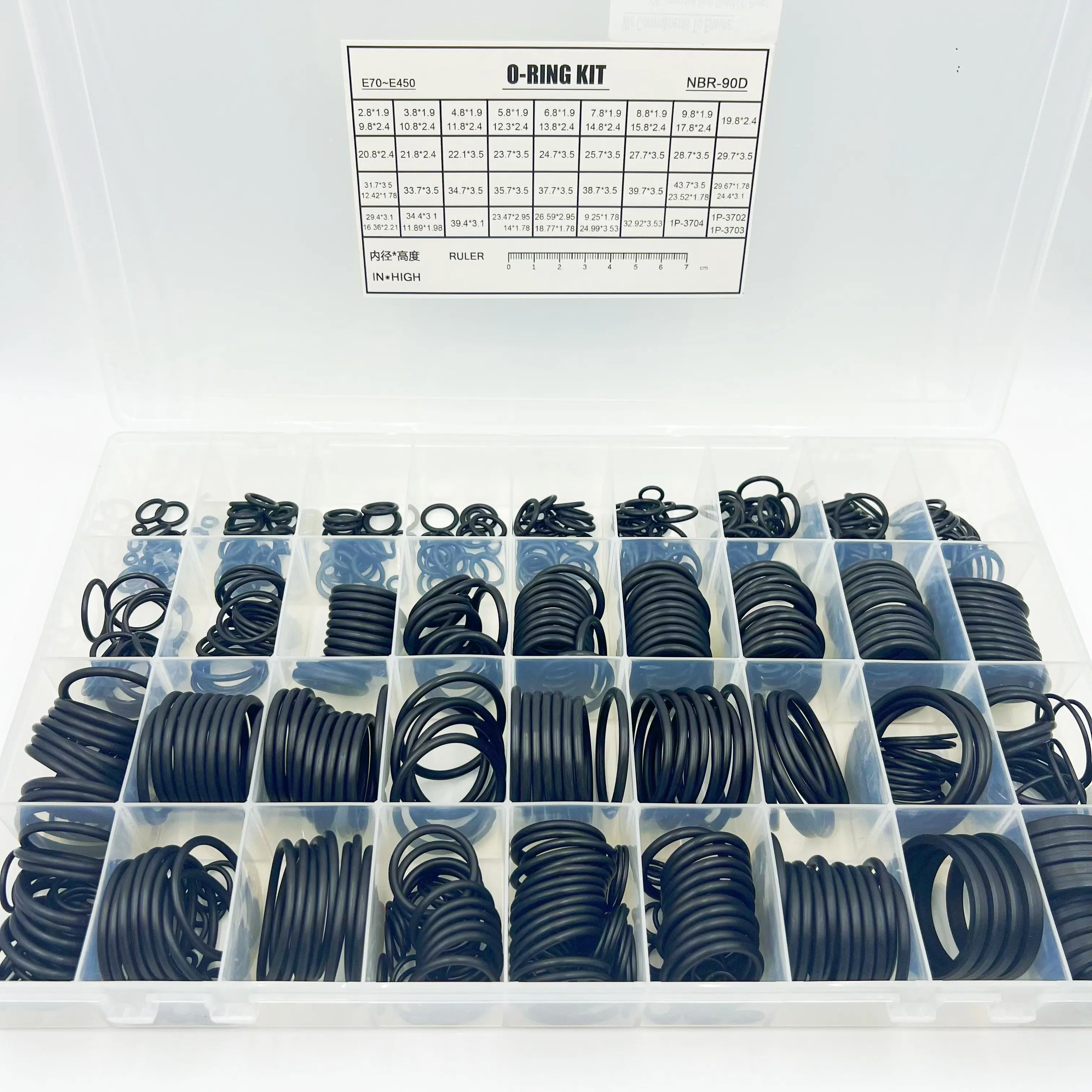 Rubber O Ringen Assortiment Kit, Geschikt Voor Kat Rups Graafmachine, Nitril 90 Auto Vervangen