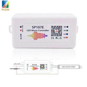 SPI SP105E SP107E SP110E светодиодный пиксельный музыкальный контроллер 12 В Wi-Fi Bluetooth пульт дистанционного управления ROHS сертифицированное Управление освещением - Product Image 6