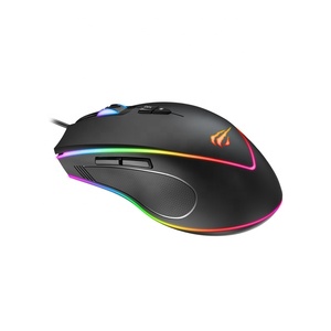 Havit hv-MS1017 di Gioco Del Mouse Cablato 3200 Dpi Programmabile Luce Respirazione Ergonomica Gioco Usb Del Computer Mouse Del Mouse Gamer Con Il Software - Product Image 3