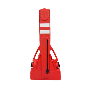 Yansıtıcı şeritler ile PVC ağır güvenlik genişletilebilir bariyer mobil geri çekilebilir çit - Product Image 1