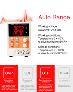 VICTOR 3206C tipo di codifica desktop dc smps switch mode alimentatore 32V 6mA con OVP OCP e funzione di bloccaggio - Product Image 3