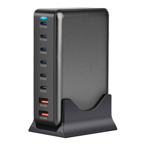 Alto rendimiento 400W 500W 5C3A 6C2A 8 puertos múltiples rápido inteligente USB C PD GaN cargador adaptador de corriente para ordenador portátil, teléfono y tableta - Product Image 4