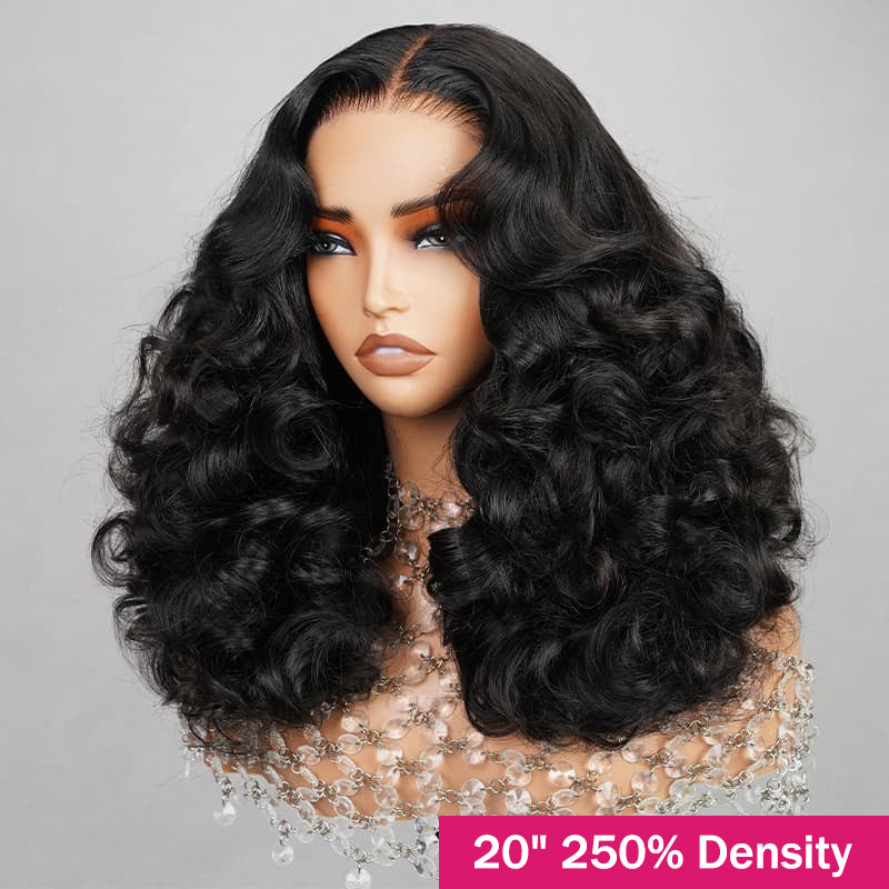 Naturel, 360 lace, rebondissant, bouclé