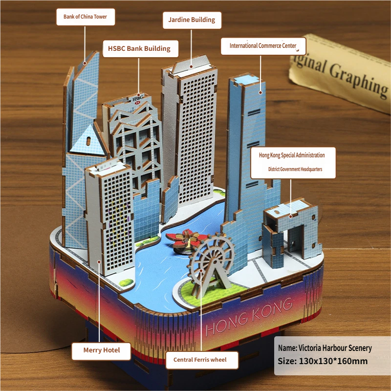 กล่องดนตรีทิวทัศน์ฮ่องกง