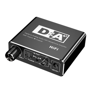 Hifi DAC Amp 3.5mm Digital to Analog Audio Converter Adapter Cox Ial <strong>Output</strong> to Optical Bi-directional Converter <strong>Decoder</strong>