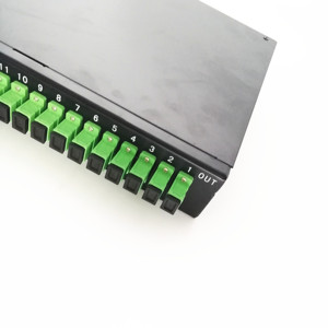 FTTH 1u 12 24 36 48端口Sc APC UPC尾纤适配器光纤机架安装接线盒ODF接线板19英寸滑动托盘面板 - Product Image 4