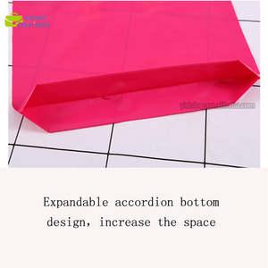 販促用ロゴ印刷包装ショッピング2021 PEプラスチックトートバッグカスタムソフトループハンドル付き - Product Image 4
