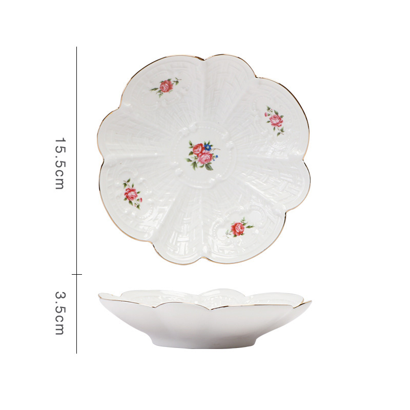 white-6inch plate