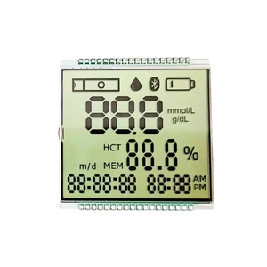 Benutzer definierte Größe TN/HTN/FSTN-Segment anzeige Kleiner LCD-Bildschirm Verschiedene Größen verfügbar - Product Image 1