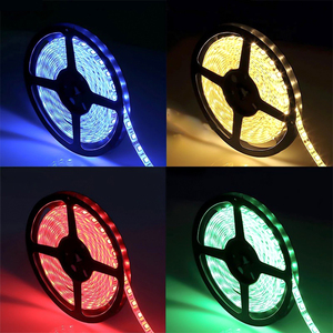 多色RGB LEDストリップライト12V/24V SMD5050調光可能LEDテープ5m/10m/15mランドスケープ用RGBW + WW付きオプション - Product Image 2