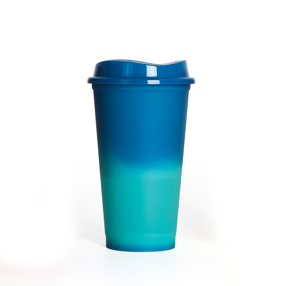 16oz de changement de chaleur bleu