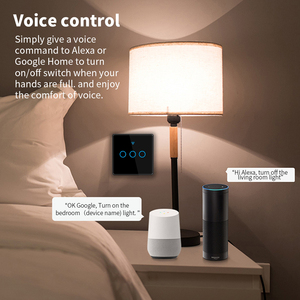 מתג חכם alexa rf433 אין שליטה טוויה ניטרלית עובד עם Google 1/2/3/4 כנופיה חכם חיים אור בית מתגים - Product Image 5