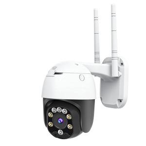 Neueste 2MP und 5MP Weißlicht LEDs Farbe Nachtsicht-Überwachungs kamerasystem drahtlose Außen kuppel PTZ IP-Kamera