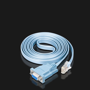 DB9 to <strong>RJ45</strong> connector cable D-Sub 9 pin RS232 serial port LAN Ethernet Adapter router configuration wire connector vga cable - Product Image 3