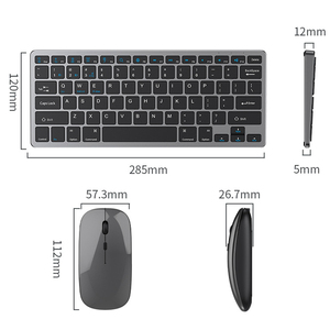 Dual-mode <strong>Mouse</strong> and <strong>Keyboard</strong> <strong>Combo</strong> BT 2.4Ghz <strong>Wireless</strong> Charging Silent Office <strong>Keyboard</strong> and <strong>Mouse</strong> Set - Product Image 5
