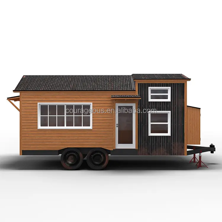 Case prefabbricate con 2 camere da letto mobili per case minuscole casa prefabbricata con struttura in acciaio