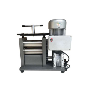 Hajet ลูกกลิ้งราคาถูกศุลกากรเครื่องประดับทำให้อุปกรณ์แผ่นโลหะแผ่นกลิ้งเคลือบบัตร0.5HP ไฟฟ้ากลิ้งโรงสีเครื่อง - Product Image 5