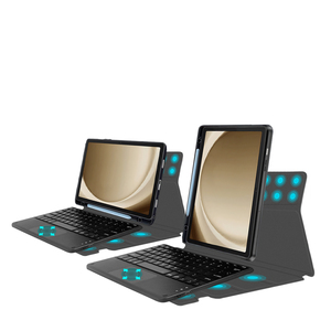 Magnetic <strong>Attached</strong> Detachable Wireless <strong>Keyboard</strong> case with Built-in Pen Slot for Samsung Galaxy Tab A9 PLUS 11''