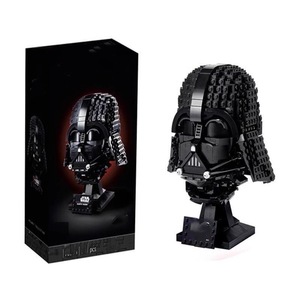 99022 cho StarWars loạt 1:35 lắp ráp <span class=keywords><strong>Darth</strong></span> <span class=keywords><strong>Vader</strong></span> Mũ bảo hiểm Mặt nạ mô hình hạt nhỏ Xây dựng đồ chơi làm bằng nhựa xuyên biên giới - Product Image 1