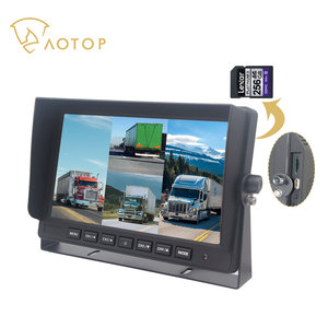 10.1 Inch AHD Quad View HD Display Truck Rear View <strong>Monitor</strong> 4 Channels Car Camera 1080p <strong>Input</strong> All Round Blind Zone HD Monitoring - Product Image 4