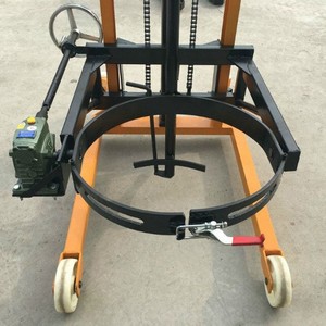 高品质搬运设备手动耐用方便堆垛机油桶升降器 - Product Image 2