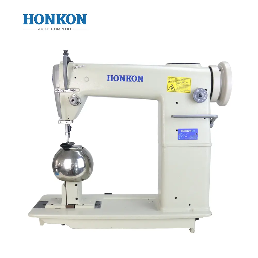 HONKON Hot Sale industrial human hair wig making machinery single needle sewing machine for wigs