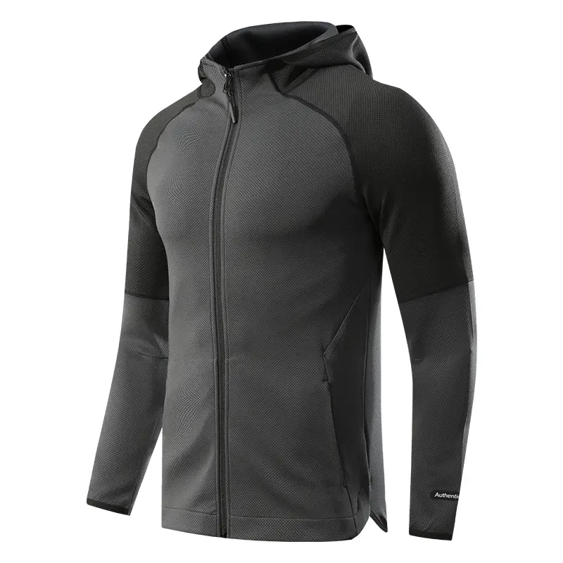 Зимняя спортивная одежда, мужская куртка из спандекса для бега, мужское пальто, дышащая куртка для фитнеса и спортзала для мужчин