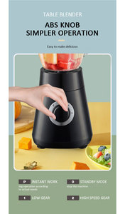 Frullatore elettrico da tavolo staccabile per uso cucina ed esterno con funzione di impulso - Product Image 3