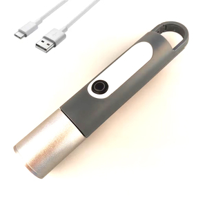 White <strong>Laser</strong> Torch Outdoor High Power Portable <strong>USB</strong> P50 Rechargeable Camping Zoom LED Flashlight <strong>With</strong> Diffuser Lampshade - Product Image 5