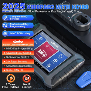 XTOOL X100 PAD3 Elite <strong>Professional</strong> OBD2 Diagnostic Tools Auto <strong>Key</strong> <strong>Programmer</strong> for All <strong>Key</strong> Lost IMMO <strong>Key</strong> Engine Analyzer Cars