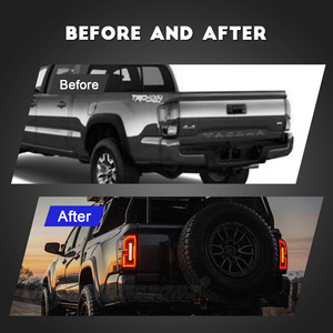 HCMOTIONZ fabrika araba aksesuarları arka lambalar meclisi 2016-2022 DRL sıralı animasyon LED park lambaları Toyota Toyota için - Product Image 2
