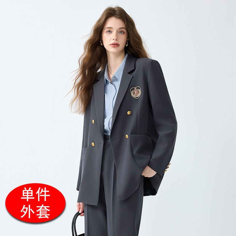 gray suit