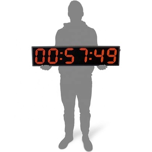 Jhering 8 pollici Hight personaggio singolo lato LED orologio di temporizzazione Sport conto alla rovescia/up Timer con telecomando IR - Product Image 4