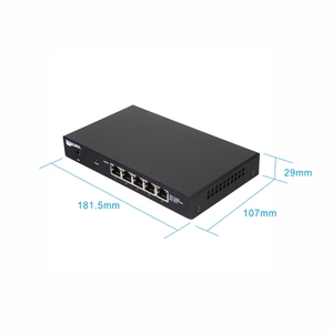Tak ve çalıştır 5 port tam 2.5G ethernet ağ anahtarı yüksek hızlı metal kabuk 2500Mbps Ethernet yönetilmeyen anahtarı - Product Image 4