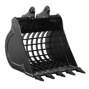 Sự Khác Biệt Các Loại Hình Dạng R130 Máy Xúc Skeleton Màn Hình Xô Với Răng Hoặc Đôi Lưỡi Side Cutter - Product Image 1