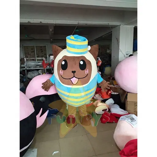 Funtoys orso bruno con cappello animale adulto cartone animato mascotte Costume per Festival di Halloween attività pubblicitarie fabbrica fabbricazione
