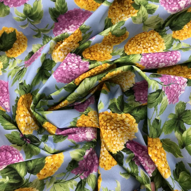 Tela de algodón con patrón de flores pequeñas, venta al por mayor, 40s