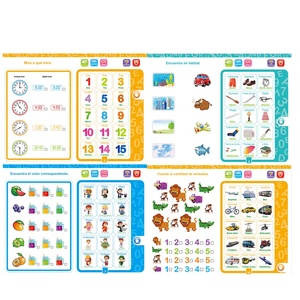 Bildung Sound buch Spanisch und Englisch zweisprachige Sprache Touchscreen Lernmaschine E-Buch Spielzeug für Kinder Kinder - Product Image 4